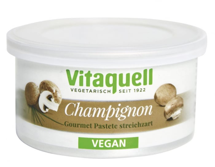 Vitaquell - Pate vegetal BIO, cu ciuperci, picant 125 g [1]
