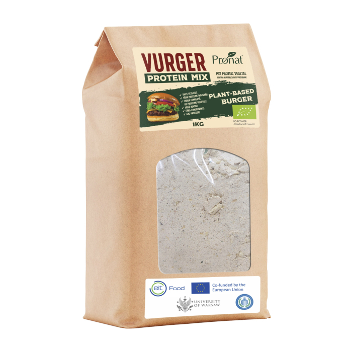 Vurger - Mix proteic vegetal bio ideal pentru burgeri si alte preparate, 1kg Pronat [1]