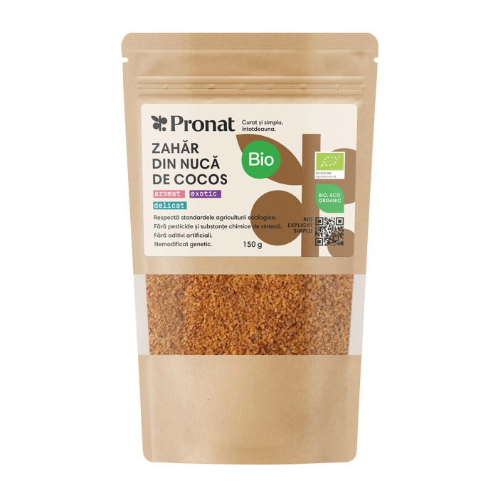 Zahar de cocos bio, 150g Pronat [2]