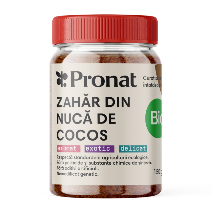 Zahar de cocos bio, 150g Pronat [2]