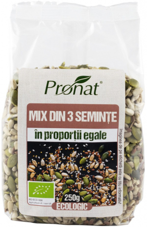 Tendinte - Mix bio din 3 seminte in proportii egale, 250g Pronat