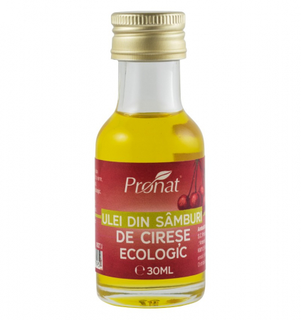 Uleiuri diverse - Ulei bio din samburi de cirese, 30ml Pronat