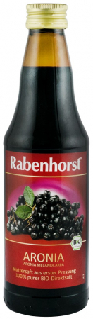 Sucuri - Suc bio pur de aronia, 330ml Rabenhorst