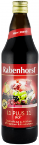 Sucuri - 11 plus 11 Rosu Suc de fructe, 750ml Rabenhorst