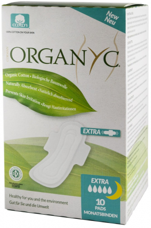 Igiena intima - Absorbante intime Superflow din bumbac organic 7 buc Organyc