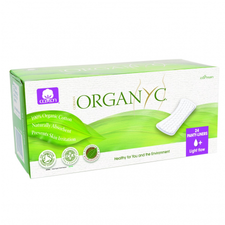 Igiena intima - Absorbante zilnice din bumbac organic 24 buc Organyc
