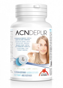 Suplimente si Remedii - ACNDepur, pentru depurificarea fetei (anti acneic) 60 capsule Dieteticos Intersa