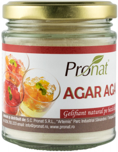 Fermenti si gelifianti - Agar agar gelifiant, 100g Pronat
