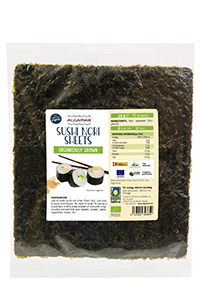 Vegetariana - Alge nori bio pentru sushi 25g  - 10 folii