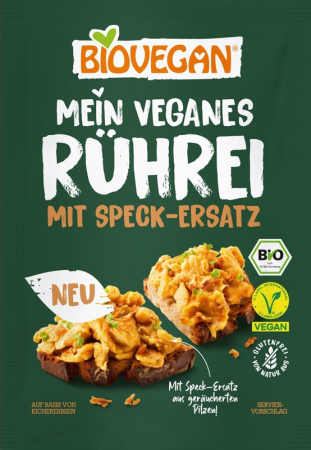 Tendinte - Alternativa bio la omleta vegana cu inlocuitor de bacon, 50g Biovegan