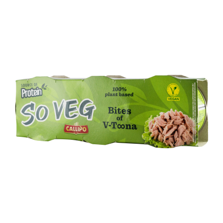 Alimente - Alternativa vegana la carne de ton, 3x70g (210g) Callipo So Veg