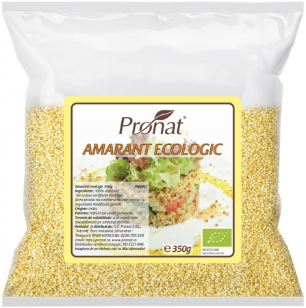 Cereale, fulgi din cereale, mic dejun - Amarant bio, 350g Pronat