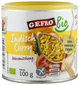 Mirodenii - Amestec bio de condimente curry indian 100g Gefro