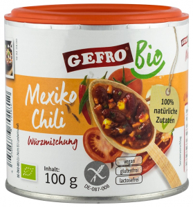 Mirodenii - Amestec bio de condimente Mexico chili 100g Gefro