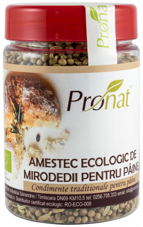 Condimente - Amestec bio de mirodenii pentru paine, 110g Pronat