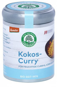 Mixuri, condimente si mirodenii - Amestec de condimente bio cocos curry, 65g Lebensbaum