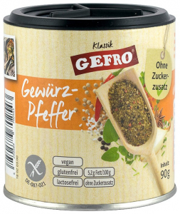 Condimente - Amestec de condimente mix cu piper 90g Gefro