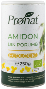 Pudre si prafuri - Amidon bio de porumb, 250g Pronat