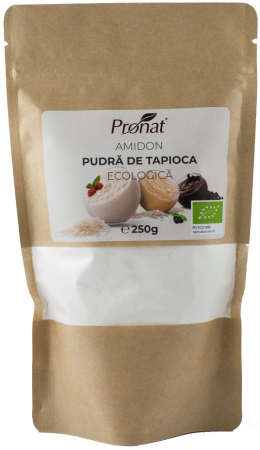 Pudre si prafuri - Amidon pudra de tapioca bio, 250g Pronat