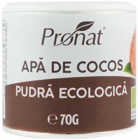 Tendinte - Apa de cocos bio, pudra 70g Pronat