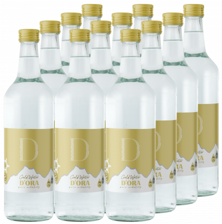 Sucuri de fructe - Apa Gold Water D'ora, bax 6x1000ml, sticla