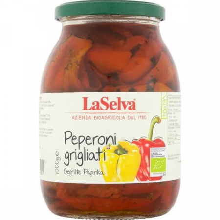 Tendinte - Ardei bio la gratar in ulei, 1kg LaSelva
