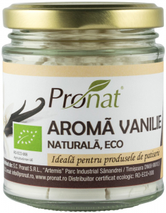 Fermenti si gelifianti - Aroma naturala de vanilie bio, 80g Pronat