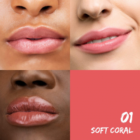 Balsam bio de buze 01 Soft Coral, 7g Sante [1]