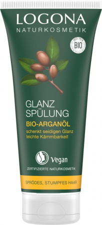 Ingrijire personala - Balsam bio pentru stralucire cu ulei de argan, 200ml Logona
