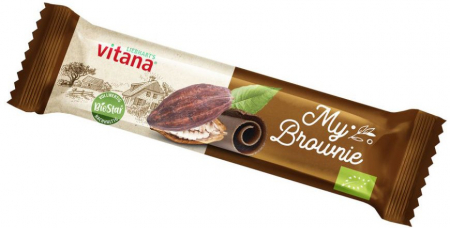 Alimente - Baton bio cu cacao, My Brownie, 40g Vitana