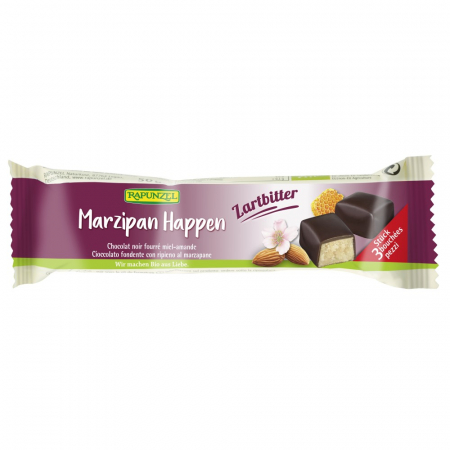 Dulciuri bio - Baton bio martipan cu glazura amaruie