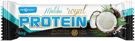 Alimente - Baton proteic cu cocos Royal Malibu, 60g Max Sport