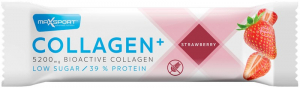 Batoane - Baton proteic cu Colagen+ si capsuni, 40g Max Sport