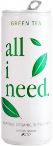 Vinuri, bere si alte bauturi - Bautura bio cu ceai verde si superfructe, 250ml All I Need