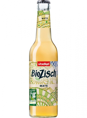 Carbogazoase - Bautura carbogazoasa bio cu ceai mate, 330 ml Voelkel