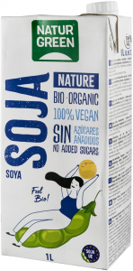 Bauturi vegetale - Bautura de soia bio, natur, 1000ml Natur Green