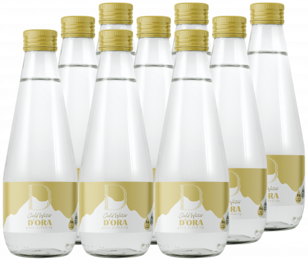 Sucuri de fructe - Bax apa Gold Water D'ora, bax 9x330ml, sticla