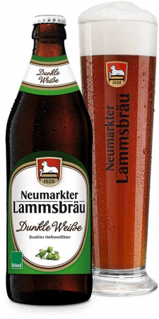 Vinuri, bere si alte bauturi - Bere bruna nefiltrata din drojdie de grau, 500ml Neumarkter Lammsbrau