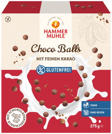 Tendinte - Bilute crocante fara gluten, cu ciocolata, 275g Hammer Muhle