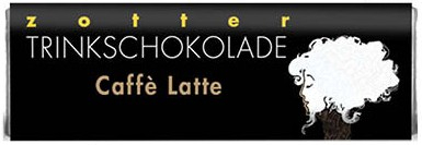 Ciocolata diversa - Bio + fair baton de ciocolata calda Caffe Latte, 22g Zotter