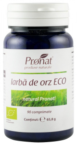 Remedii naturiste - BIO Iarba de orz 90 comprimate Medicura