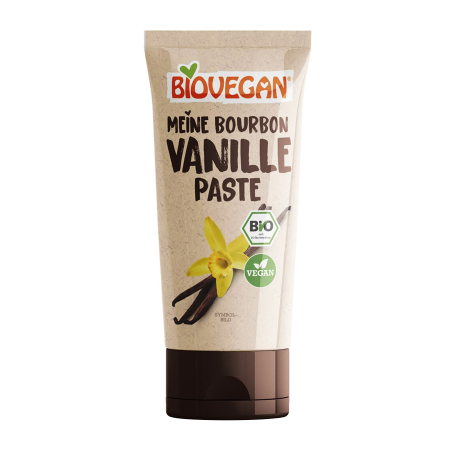 Produse vegan si de post - Biovegan - Pasta ecologica de vanilie Bourbon, 50g