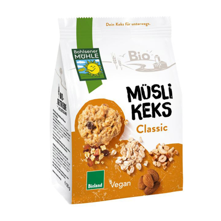 Tendinte - Biscuiti bio cu musli, 150g Bohlsener Muhle