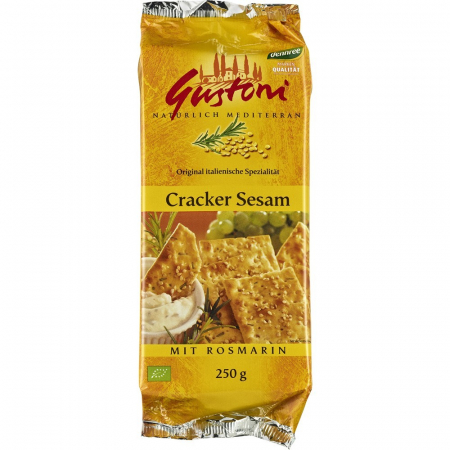 Biscuiti si napolitane - Biscuiti bio crocanti cu susan si rozmarin