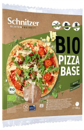 Tendinte - Blat de pizza bio fara gluten, 140g Schnitzer Gluten Free
