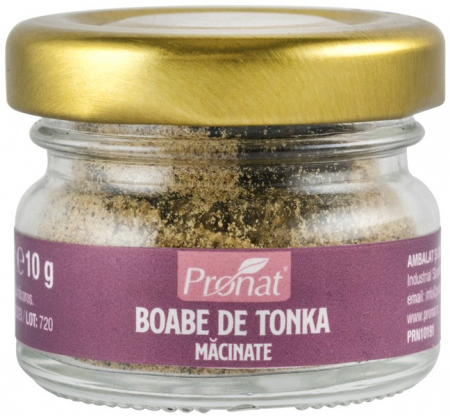 Ingrediente si produse patiserie - Boabe de tonka macinate 10g Pronat