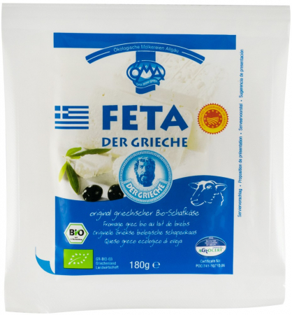 Tendinte - Branza Feta bio in stil grecesc, 180 g OMA