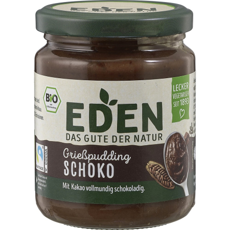 Alimente - Budinca bio din gris dur de grau cu cacao