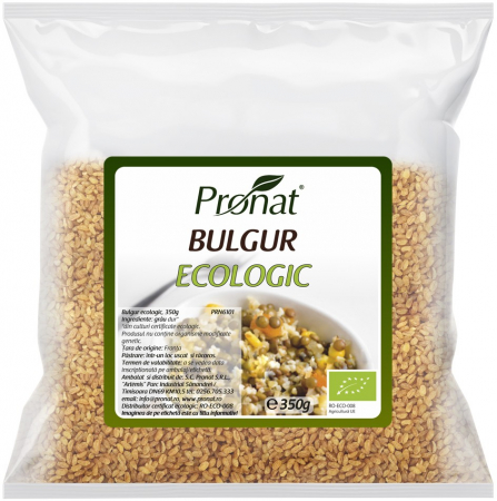Leguminoase si seminte - Bulgur bio, 350g Pronat