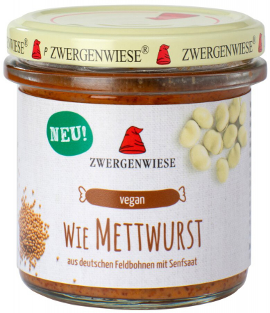 Conserve, Pateuri, creme tartinabile - Ca si...Mettwurst bio, 140g Zwergenwiese